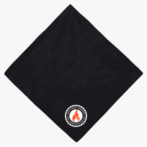 Buckeye Flame Logo Cotton Bandana Thumbnail